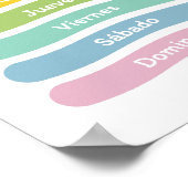 週学間のスペインの日 ポスター (角)