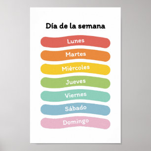週学間のスペインの日 ポスター