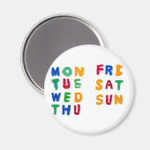 週日 マグネット (正面/裏面)