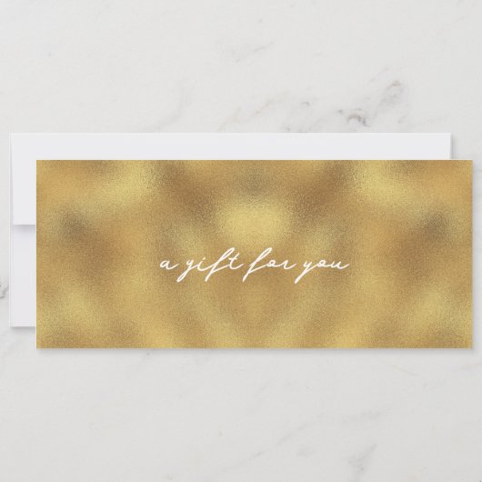 週末お出かけギフト旅行ゴールド券 招待状 (裏面)