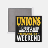 週末にあなたを連れて来た人々を組合わせる マグネット (正面/裏面)