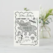 週末に引いた海岸の手の最後のトースト 招待状 (スタンド正面)