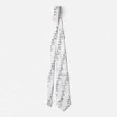 週末のおもしろいな文字 ネクタイ (裏面)