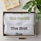 週末のおもしろいな文字 薄葉紙 (ギフト)