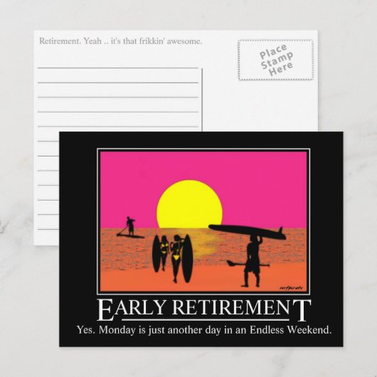 週末のはがき ポストカード (正面/裏面)