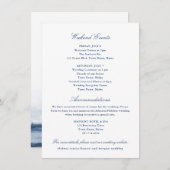 週末のイベントと宿泊施設の案内カード エンクロージャーカード (正面/裏面)