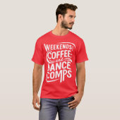 週末のカフェとダンス大会 Tシャツ (正面フル)