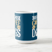 週末のコーヒーと犬 コーヒーマグカップ (中央)