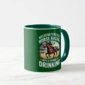 週末の予報競馬 マグカップ (正面右)