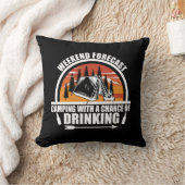 週末の予測と飲酒の可能性 クッション (ブランケット)