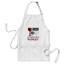 週末の予測の曇りワインの可能性100% スタンダードエプロン