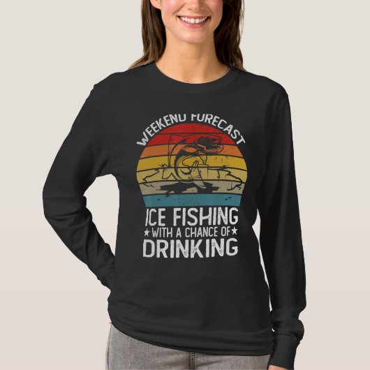 週末の予測アイス魚釣りとDr. Tシャツ (正面)