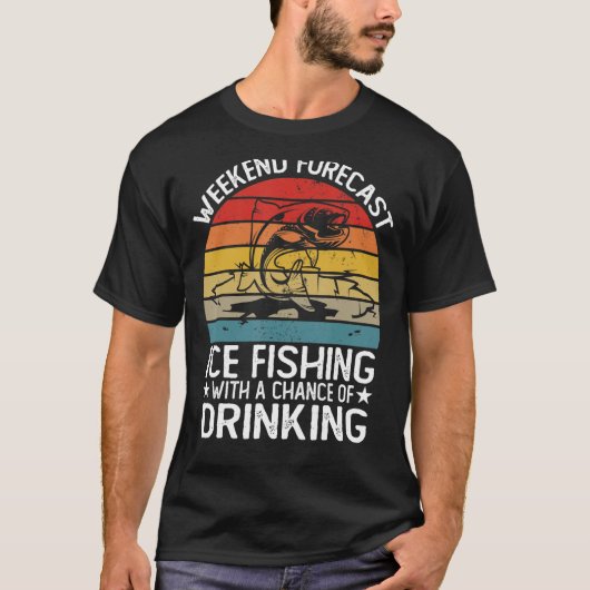 週末の予測アイス魚釣りとDr. Tシャツ (正面)