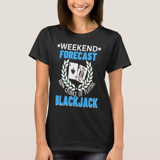 週末の予測遊のブラックジャック1 Tシャツ (正面)