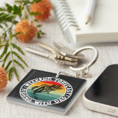 週末の予測魚釣りとパパ キーホルダー (正面右)