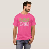 週末の予測100ハムラジオハムラディのチャンス Tシャツ (正面フル)