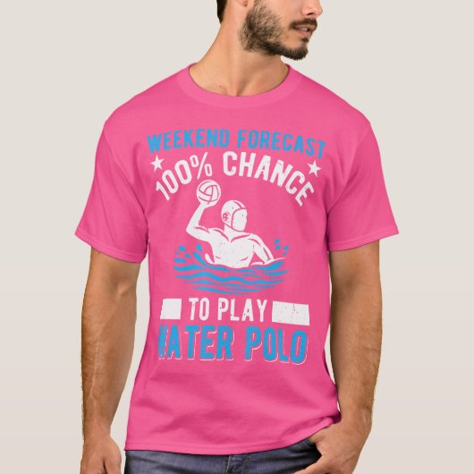 週末の予測100ポロ遊のチャンス Tシャツ (正面)