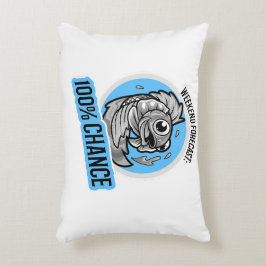 週末の予測100%チャンスTシャツ アクセントクッション