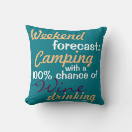 週末の予測:キャンプ/グランプ&ワイン クッション