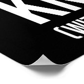 週末の予測 – 編み物 ポスター (角)