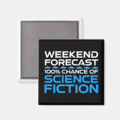 週末の予測 – Science Fictionの100%の可能性 マグネット (正面/裏面)