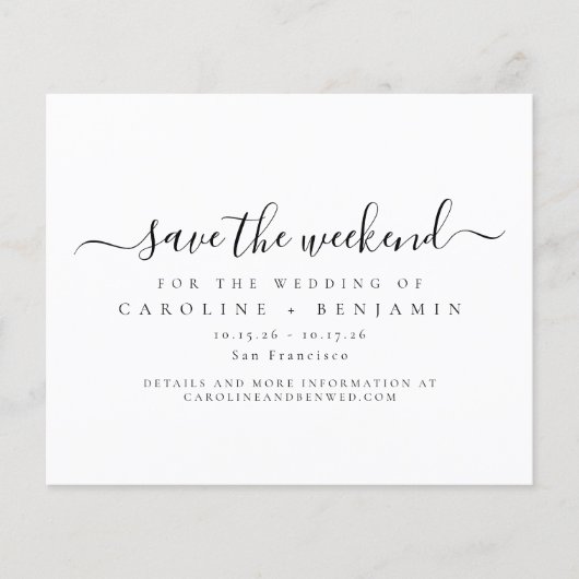 週末の予算ミニマル救リスト黒字版 (正面)