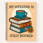 週末の予約が満杯 ノートブック (正面)