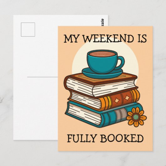 週末の予約が満杯 ポストカード (正面/裏面)