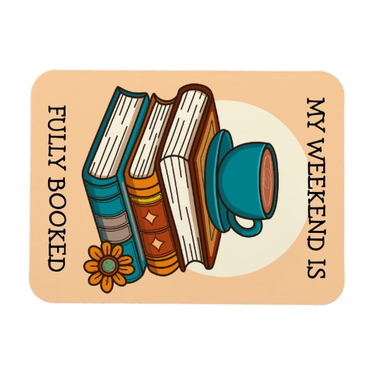 週末の予約が満杯 マグネット (横)