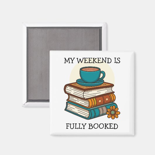 週末の予約が満杯 マグネット (正面/裏面)