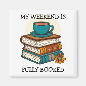 週末の予約が満杯 マグネット (正面)