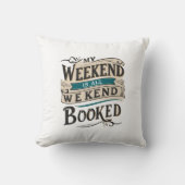 週末の予約ピロー クッション (正面)