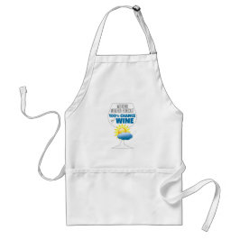 週末の天気予報サニー100%ワインのチャンス スタンダードエプロン