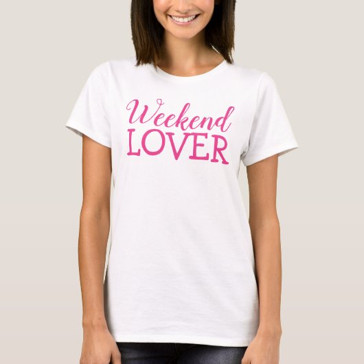 週末の恋人Tシャツトップ Tシャツ (正面)