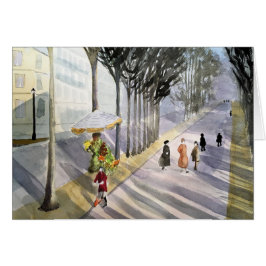 週末の散歩カード