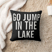 週末の枕 – 湖にジャンプ クッション (ブランケット)