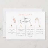 週末の水彩カクテルシャンパン (正面)