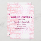 週末の社交クラブ ピンクグリッター ブライズゲートパーティー シーズンカード (正面/裏面)