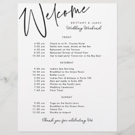 週末の結婚旅程へようこそ チラシ