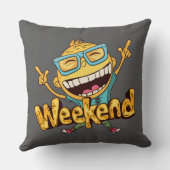 週末の装飾用クッション クッション (裏面)