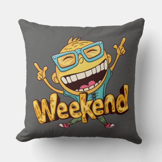 週末の装飾用クッション クッション (正面)