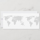 週末の誕生日旅行 航空券 招待状 (裏面)