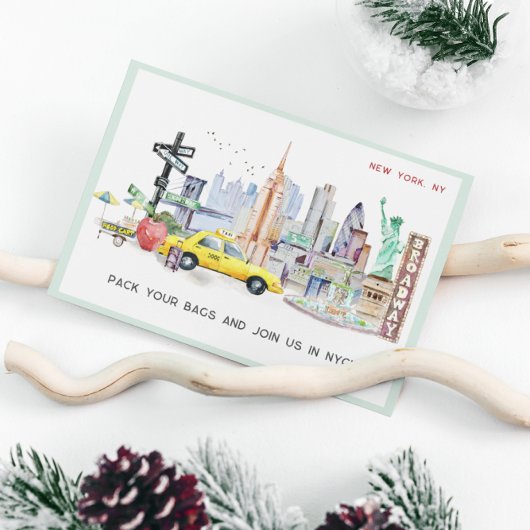 週末の逃避行 NYC | ギフト旅行チケットクーポン 招待状