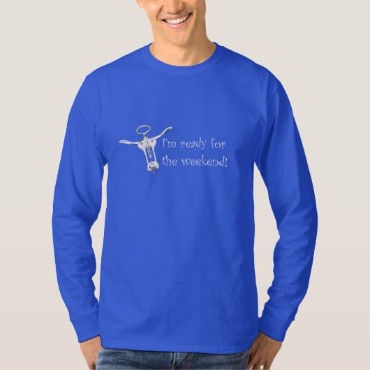 週末の長袖 Tシャツ (正面)