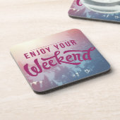 週末の間用意して下さい コースター (左側)