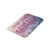 週末の間用意して下さい バスマット (アングル)