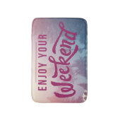 週末の間用意して下さい バスマット (正面縦)