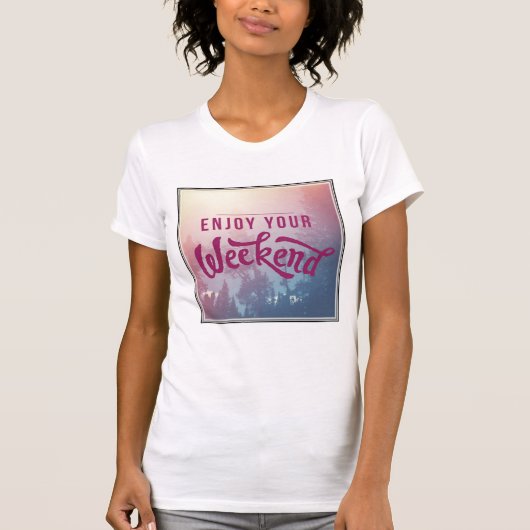 週末の間用意して下さい Tシャツ (正面)