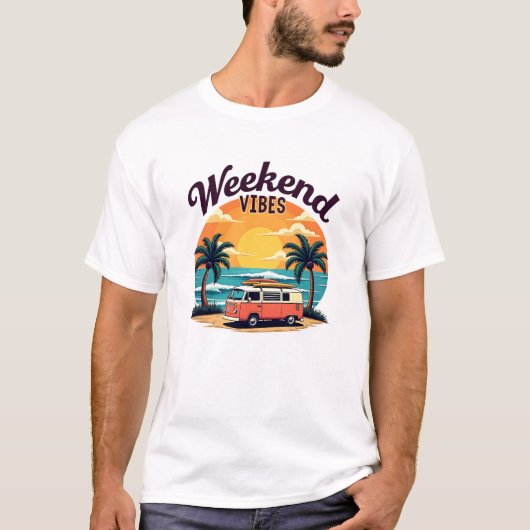 週末の雰囲気 Tシャツ (正面)