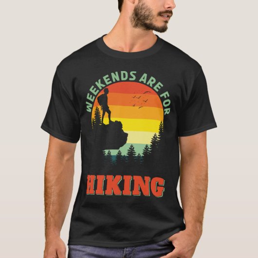 週末はバックパッキングの冒険のために Tシャツ (正面)